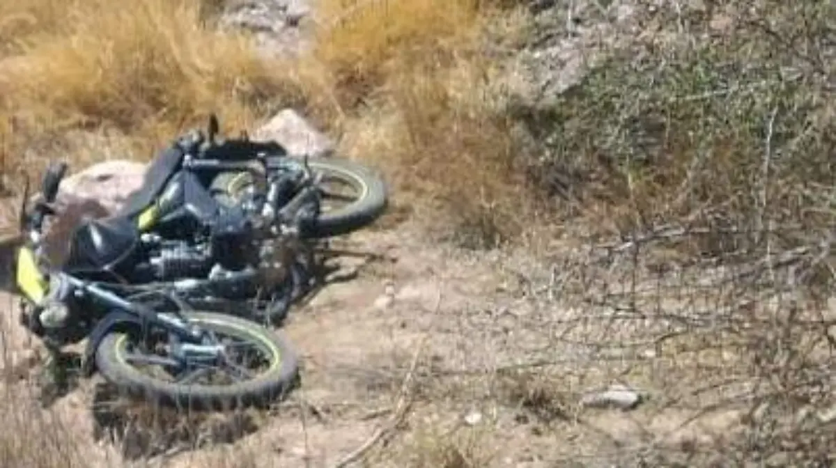 motociclista accidente